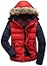 Wantdo Men's Casual Fur Hooded Qulited Jacket