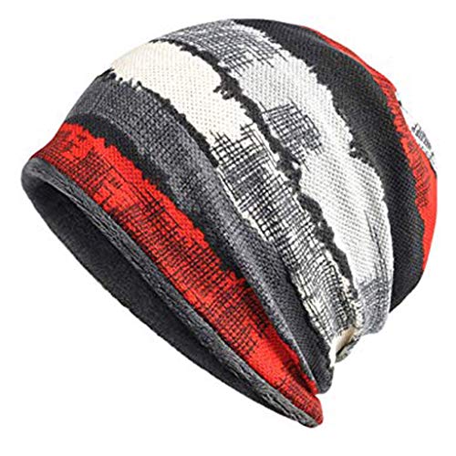 3-Way Multi-Function Scarf Headband Bandana Men Women Outdoor Thermal Insulated Autumn Winter Knit Scarf Hat Headwrap