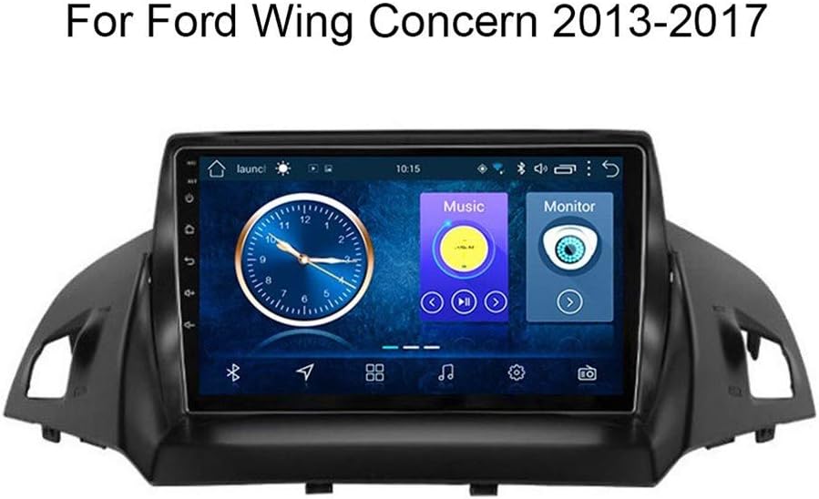 XMZWD 9 Inch Sat Navs For Cars Android 8.1 2 32G Car DVD, For Ford Kuga Escape C- Max 2013-2016 Car GPS Navigation Support Steering Wheel Control, Vehicle GPS Navigation For Car
