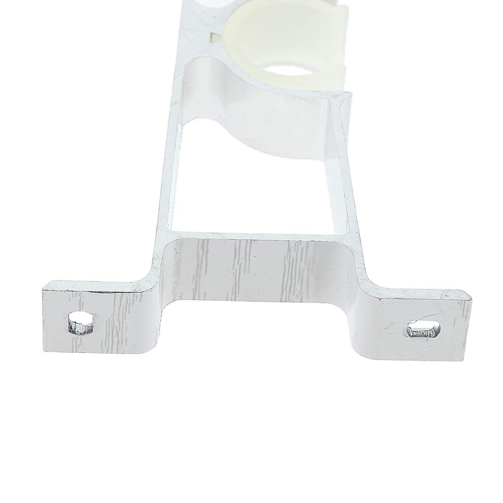 Flameer 1 Pair Curtain Rod Brackets Curtain Pole Bracket Double