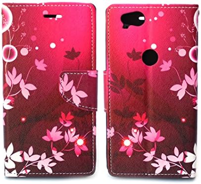 Sharp Icon Fancy Printed Designer Leather Flip Wallet Back Cover Case for Google Pixel 2