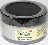 Khadi Anti Wrinkle Cream With Skin Tightining Effect (Saffron, Almond and Papaya), 50g