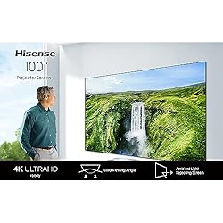 Hisense F100W 100" ALR Display Screen, 4K Ultra HD