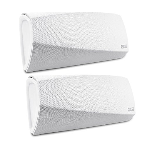 Denon HEOS 3 Wireless Speaker (Pair Ver-2) with HEOS Wireless Multi Room Sound System, Dual Class D Amplifiers and Free HEOS App – Stereo Pair in White
