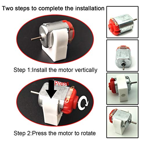 image for EUDAX 6 Set DC Motors Kit, Mini Electric Hobby Motor 3V -12V 25000 RPM