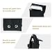 Huijukon Tactical Phone Belt Holster Molle Smartphone Pouch for iPhone 11 Pro iPhone 7/8 iPhone 7/8 Plus, Galaxy Note 8 / S7 / S8 Edge, Moto X with Slim Case (Black)