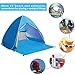 Ylovetoys Beach Tent Sun Shelter Automatic Pop Up Beach Tent Instant Beach Shade Canopy Cabana Tent Waterproof Anti UV Beach Umbrella Tent 2-3 Persons Outdoor Beach Camping Tents(Blue)