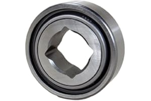 Peer Bearing W208PP5 Agriculture Heavy Duty Disc Harrow Bearing, Square Bore, Non-Relubricable, Two Triple Lip Seals, 1.125" ID, 3.1496" Cylindrical OD, 0.7090" Inner Ring Width, 1.4380" Outer Ring Width