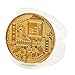 Quartly 1 x Gold/Sliver Plated Bitcoin Coin Collectible Gift BTC Coin Art Collection Physical (Gold)