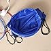 BINGONE Folding Sport Backpack Nylon Drawstring Bag Home Travel Storage Use Royalblue