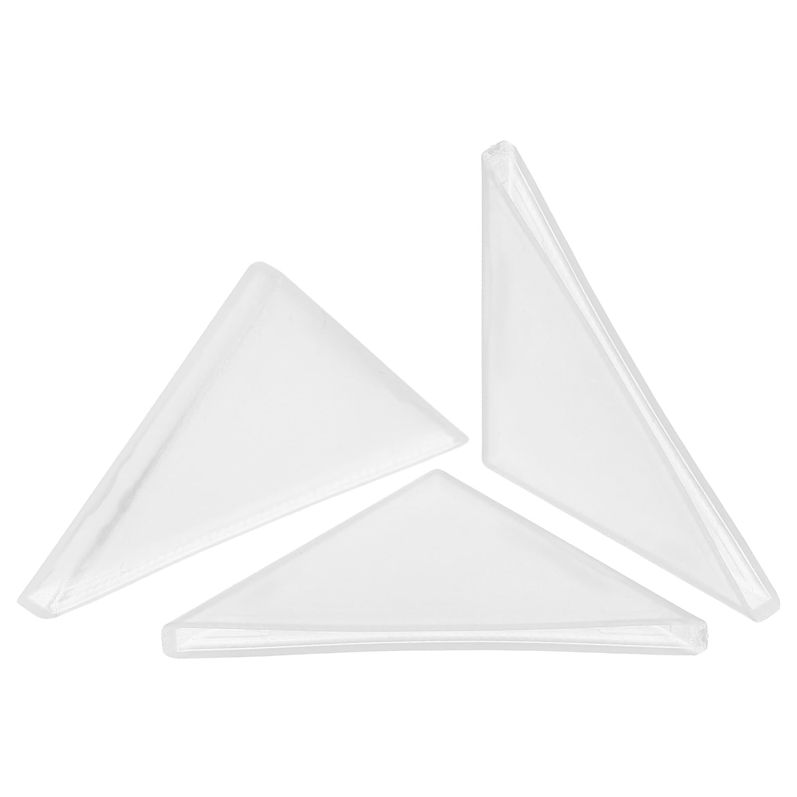 Photo 1 of uxcell 20Pcs Plastic Corner Protectors 2x50mm Right Angle Shape Glass Corner Guards Cushion for Corner Protection of Glass, Mirror, Tile, White