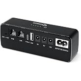 CHINTE Mini UPS Battery Backup, Uninterrupted Power Supply | 10400mAh, LiFePO4 Battery, DC 5V/9V/12V, POE 15V/24V, USB 5V for WiFi Routers, Modems, Security Cameras