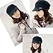 LOCOMO Women Girl Fashion Design Drape Layers Beanie Rib Hat Brim Visor Cap FFH010BLK Black