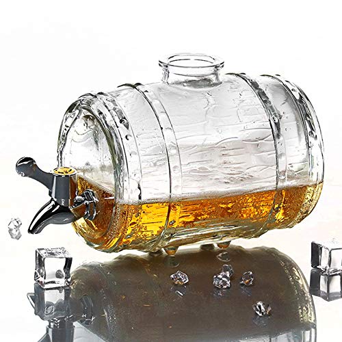 ALXDR-Glass-Drinks-Dispenser-with-Tap-and-Wooden-Stand-1500ML-Small-Capacity-Beer-Tank-Home-Gifts-Souvenirs