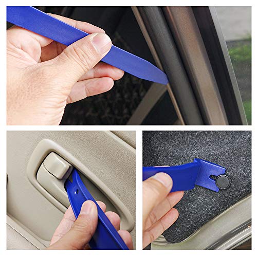 Auto Trim Removal Tool Kit for Car Door Clip Panel Audio Video Dashboard, Set of 16Pcs