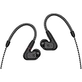 Sennheiser IE 200 in-Ear Audiophile Headphones - TrueResponse Transucers for Neutral Sound, Impactful Bas, Flexible Earhooks,