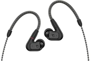 Sennheiser IE 200 in-Ear Audiophile Headphones - TrueResponse Transucers for Neutral Sound, Impactful Bas, Flexible Earhooks,