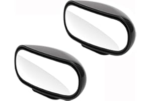 Berfi Life Blind Spot Car Mirror Rectangular, Blind Spot Car Rearview Stick on Mirror, Adjustable Blindspot Convex Wide Angle Side Rearview Mirror for Cars Trucks SUV