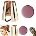 Punk Ponytail Holder Metal Opened Circle Cuff Golden Hair Band By U-Beauty