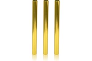 SOONALL 3 Pack Relay Race Baton, Aluminum Alloy Electroplating Track and Field Relay Baton, Sports Running Sprint Match Baton