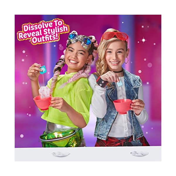 ZURU ITTY BITTY PRETTYS 9703A Party Series 1 Big Tea Cup Playset Rocker & Unicorn, Pink