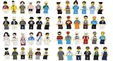 R-Magic 48 Pcs Minifigures Building Bricks Community People, Building Party Toys Gift
