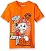 Nickelodeon Little Boys' Toddler Paw Patrol Short Sleeve Character T-Shirt, Orange, 5