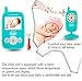 Baby Monitor - Baby Camera - Old Baby Monitor - Wireless Video Baby Monitor Camera with Lights Color - Display Infant Baby Monitor with Night Vision - Temperature Sensor - Two Way Talkback Lullabies