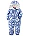 Carter's Baby Girls' Hooded Geo Jumpsuit