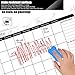 Tobeape Magnetic Dry Erase Calendar for Refrigerator with Markers, Eraser & Shopping List, Monthly Fridge Calendar Whiteboard, Schedule Planner Wall Set