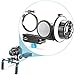 Neewer® Follow Focus CN-90F with Gear Ring Belt for DSLR Cameras of 65mm-103mm Lens Diameter Such as Nikon,Canon,Sony DV/Camcorder/Film/Video Cameras,Fits 15mm Rod Mounts,Shoulder Supports