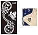 Tattoo Stencil/Template 10 Sheet Set Flower Pretty New Henna Designs