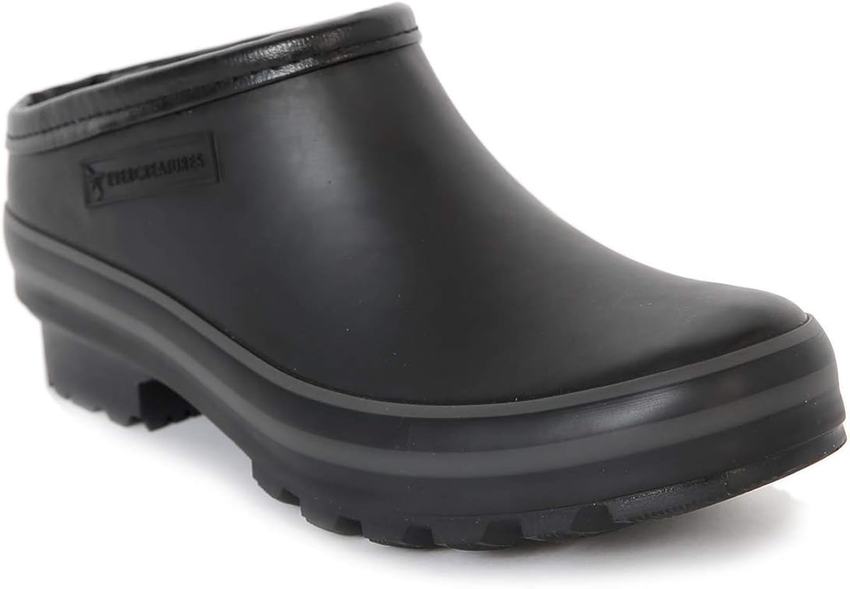 Evercreatures All Black Clog Garden Clog 100 Rubber Amazon.co.uk