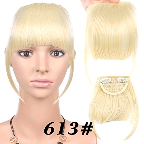 Amazon Com Neat Front Fringe Clip On Bangs Hairpiece Black Brown