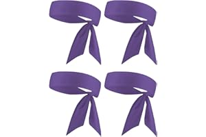 KNINMDOR Head Tie, Tennis Headbands Tie Back, Sweat Wicking Ninja Karate Running Headband Headwrap for Men Women Kids Girls Boys