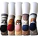 IMAXSELL 5 Pairs Womens Novelty Cute Pet Animal Print Pattern Design Cartoon Cotton Colorful Casual Comfortable Crew Socks