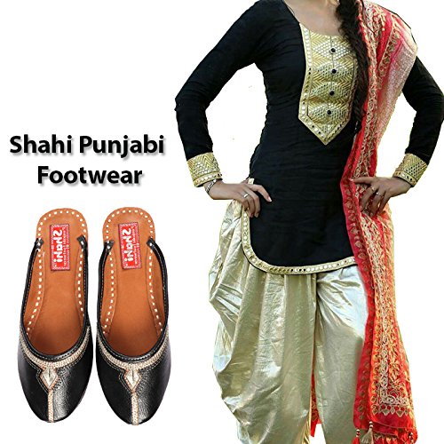 shahi back open leather punjabi jutti for women spf-900
