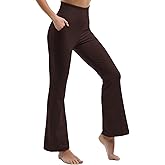 Ipletix Flare Leggings for Women, High Waisted Yoga Pants with Pockets for Women Trousers