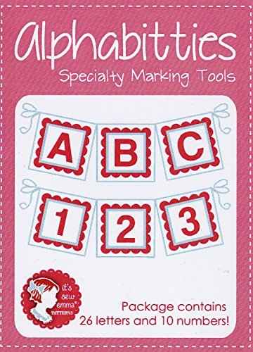 Pink Alphabitties Specialty Marking Tools by It's Sew Emma ISE701
