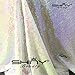 ShiDianYi 3 Feet 1 Yards 1PC Transparent WhiteSequin Fabric, by The Yard, Sequin Fabric, Tablecloth, Linen, Sequin Tablecloth, Table Runner (1Yards 1PC Transparent White)