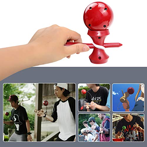 Ranoff Sword Ball Skill Ball Toy Skill Toy Hand-Eye Coordination Kid Adult Gift (Red) - Thumbnail 2