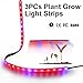 Plant Grow Strip Light LED Grow Light, 3Pcs 1.64ft Flexible Soft Plant Grow Bar Light, IP65 Waterproof 5050 SMD Red Blue 5:1 Growing Lamp with 2A Power Adapter for Indoor Plants,Greenhouse,Hydroponics