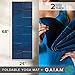 Gaiam Yoga Mat Folding Travel Fitness & Exercise Mat | Foldable Yoga Mat for All Types of Yoga, Pilates & Floor Workouts, Blue Sundial, 2mmthumb 3