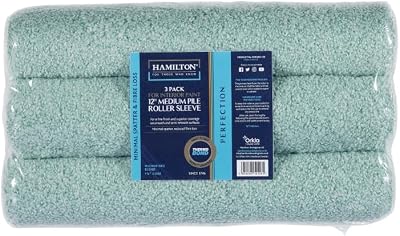 Hamilton 3 x 12 Inch Medium Pile Paint Rollers Microfibre Blend