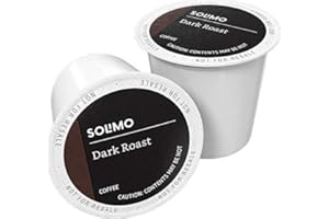 Amazon Brand - Solimo Coffee Pods, Dark Roast, Compatible with Keurig 2.0 K-Cup Brewers, 24 Count