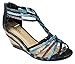 Women Beaded/Knot/Cross Strappy Ankle Cuff Comfort Platform Wedge Dress Sandals