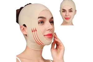 ZOQINI Reusable Chin Slimming Strap Face Lift Tape V Line Lifting Face Mask Double Chin Reducer Face Neck Slimmer Jawline Shaper Anti Snoring Snore Stopper (L)