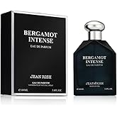 Jean Rish Bergamot Intense, Eau De Parfum for Men (3.4 Fl Oz / 100ml) with Bergamot-Orange Blossom-Patchouli – Long Lasting and Luxury Fragrance, Made In USA
