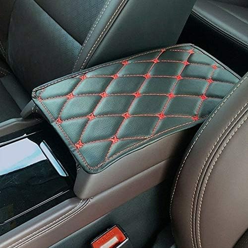 Reuvv Car Center Console Cover, Universal Car Armrest Pad Cover Auto Center Console Box Leather Soft Cushion Mat Car Accessorie For Most Vehicle, SUV, Car