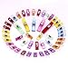 Homder 100+5 Big Size Multicolor Wonder Clips with Tin Box as Faric Clips, Sewing Clips, Quilting Clips, Binding Clips, Holding Paper and More